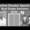 What Investors Like to See in a Real Estate Elevator Pitch image 0